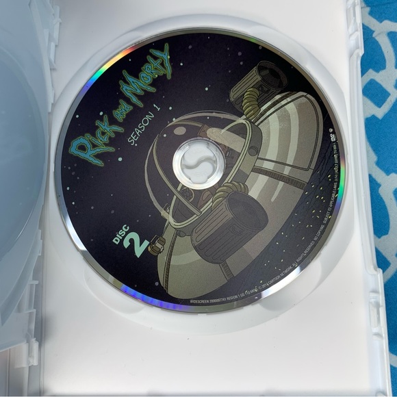 Rick and Morty Season 1 DVD adult swim original classic 2 disc set collectible - Picture 5 of 7